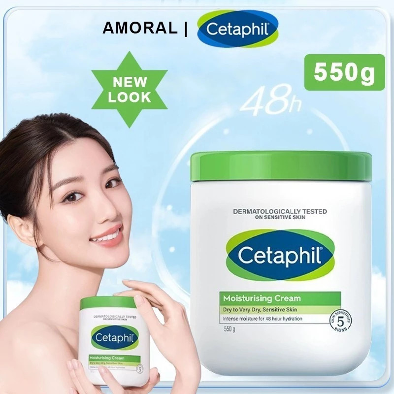 Cetaphil Moisturizing Cream for Face & Body (550G) EXP:2026