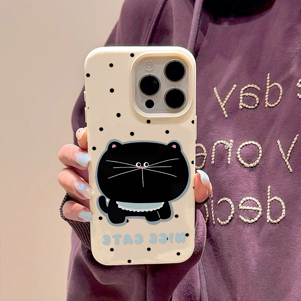 เคสโทรศัพท์ For iPhone 13 11 17 pro max Case iPhone 11 15 16 pro max 14 12 pro max XR XS Max ผิวสัมผัสสุดน่ารัก - รูปที่ 4