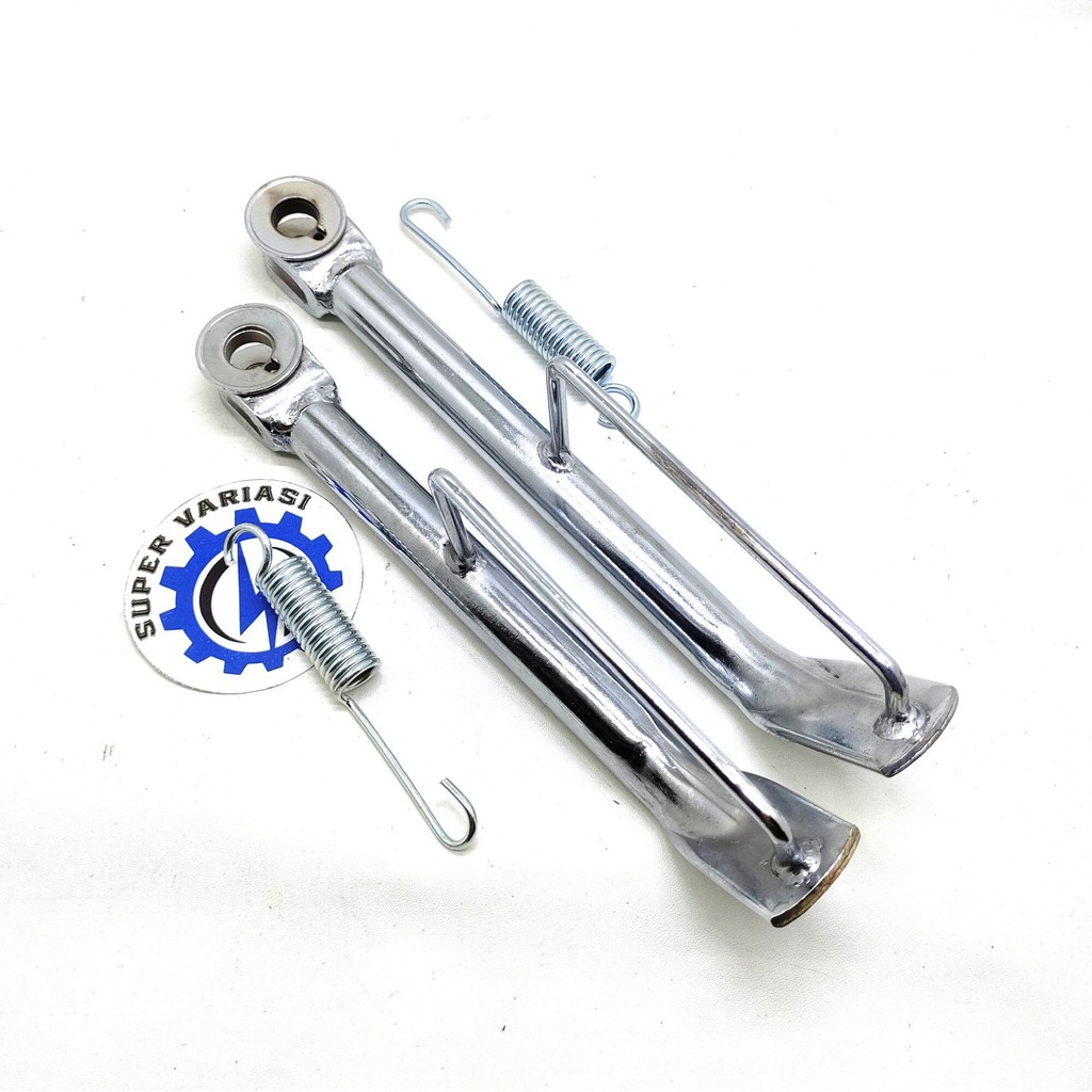 CHROME SIDE STAND FOR BEAT DELUXE BEAT STREET NEW SCOOPY DONAT SCOOPY PRESTIGE GENIO STYLO - ACTIVE 