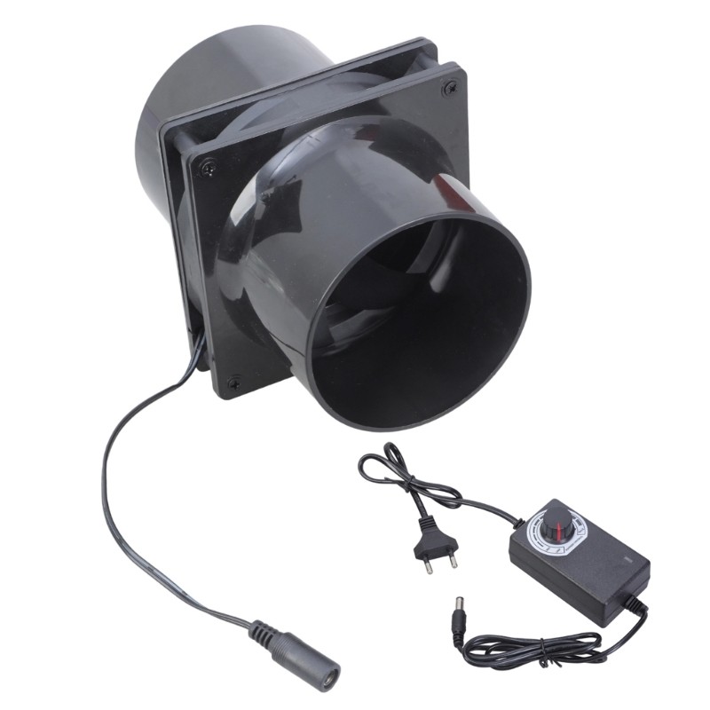 GJ* 12V 12 ซม.พัดลมดูดอากาศ Home Inline Duct พัดลมห้องน้ํา Extractor ระบายอากาศ – โปรปัง