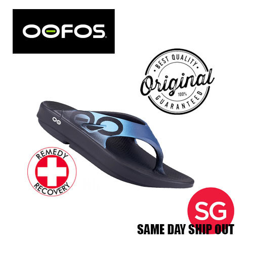 [OOFOS] OORIGINAL SPORT AZUL UNISEX RECOVERY FOOTWEAR B0BG