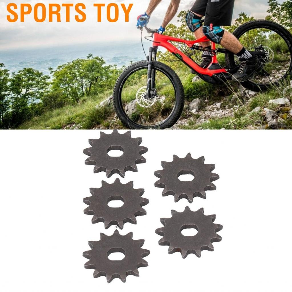 Sports Toy 5PCS T8F 13T โซ่เฟือง 0.4in ขนาดเส้นผ่าศูนย์กลางด้านในสำหรับ 47cc 49cc Mini Pocket Dirt B