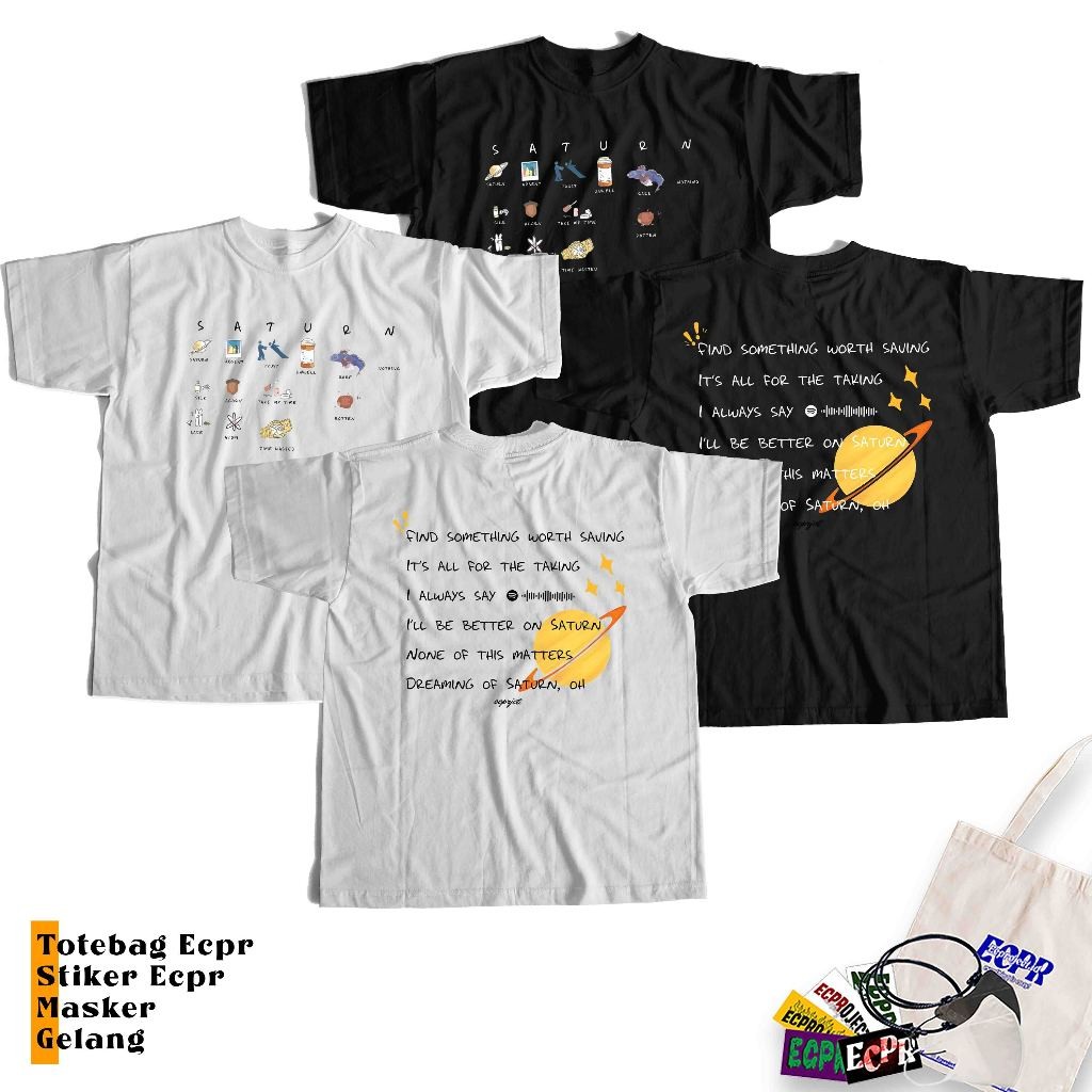 [AESTHETIC] REGULAR SZA SATUNRN VERSION COTTON T-SHIRT