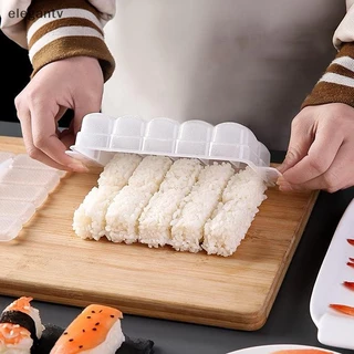 EGN 5/10 กริดข้าวปั้นแม่พิมพ์ซูชิ Non-stick ความดันกล่องอาหารกลางวัน DIY เครื่องมือ Home Kitchen Clear Onigiri แม่พิมพ์ N