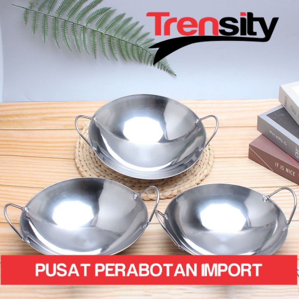 BMW Mini Pan Stainless Steel Bar Kettle กระทะไม่ติด กระทะร้านอาหาร *TRENSITY*