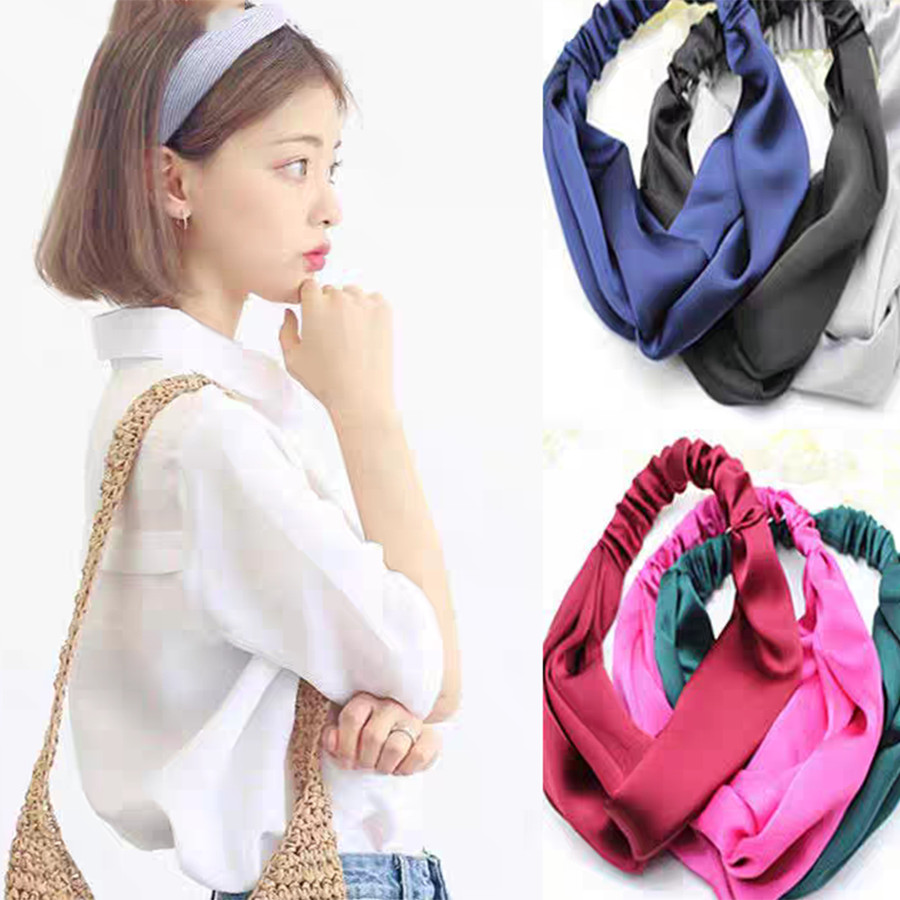 วงผมเกาหลีสไตล์เรขาคณิต ซูเปอร์นางฟ้า สำหรับล้างหน้าและคาดศีรษะ สไตล์หวานกว้าง ไม่ซ้ำใคร