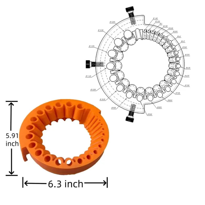 เครื่องเหลาดอกสว่าน-เซปเบอร์ หนาประสิทธิภาพสูง 3ง สิ่งที่แนบมาสําหรับบดแบบใช้มือถือสําหรับ 2 ถึง 13 มม. บิต - รูปที่ 5