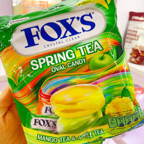 Foxs Crystal Candy Four Seasons ผลไม้รวม Hard Candy Snacks Foxs Crystal Candy Seasons ลูกอมเบอร์รี่ผ