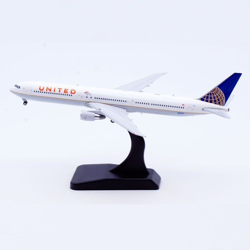 JC Wings 1: 400 United Airlines B767-400ER N76064 โมเดลเครื่องบินโลหะผสม