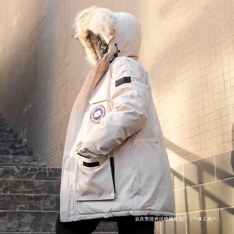 เสื้อผ้า Canada Goose เสื้อแจ็คเก็ตดาวน์ผู้ชายเสื้อแจ็คเก็ตผู้ชายและผู้หญิงกลางแจ้งที่เย็นและหนามากท