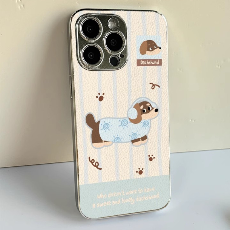 น่ารัก Blue Coat Dachshund เคสโทรศัพท์สําหรับ Vivo V40 V30 V29 V27E V25 V23 V21 V21S V20 Y75 Y55 S1 