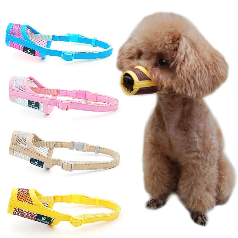 Dog Muzzle Puppy Small Medium Large dog Anti Barking Muzzle Pet Mouth Muzzles For Dogs Nylon Straps 