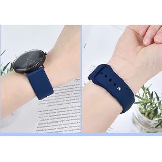 22 มม. 20 มม สายซิลิโคน for Samsung Galaxy Watch FE 7 6 5 4 40 44 มม ยางรัด for Huawei/Xiaomi/Amazfit bip 6/Garmin