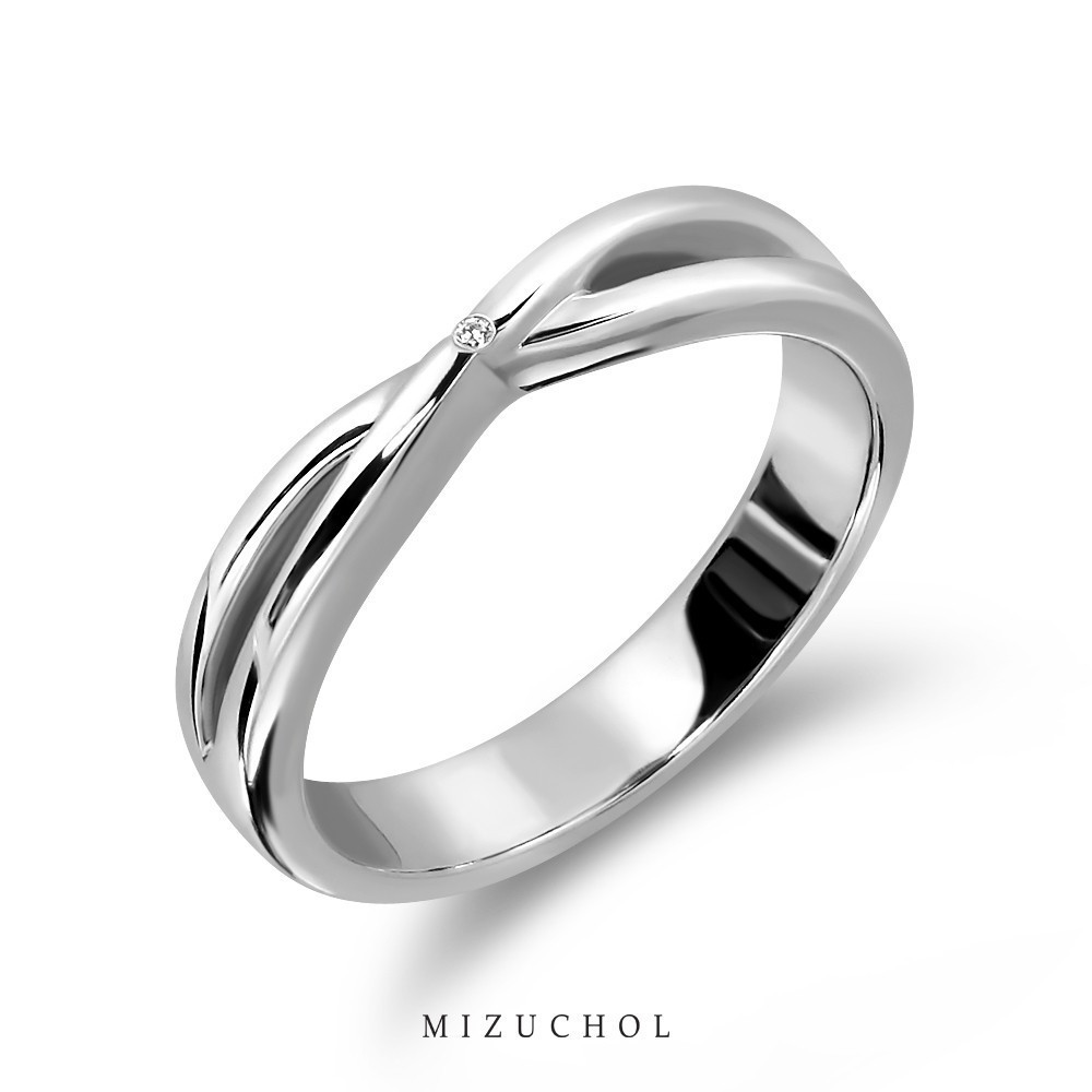 Mizuchol خاتم UNTIL INFINITY للأزواج — رجالي — صورة 3