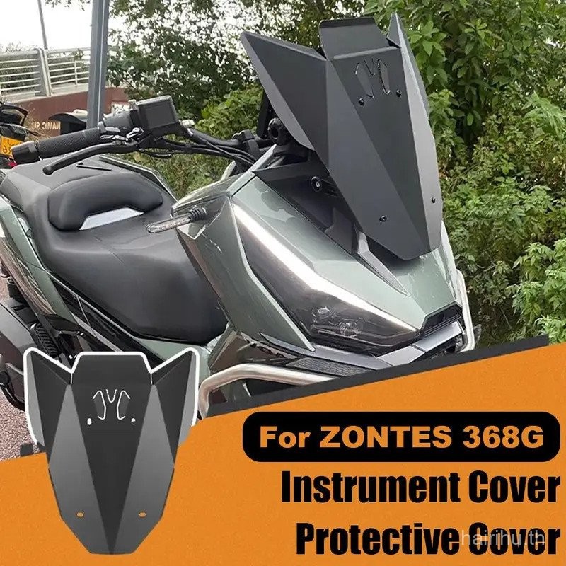 Aluminium Alloy Motorcycle Windproof Modified Windshield Metal Heightening Windshield FOR ZONTES 368