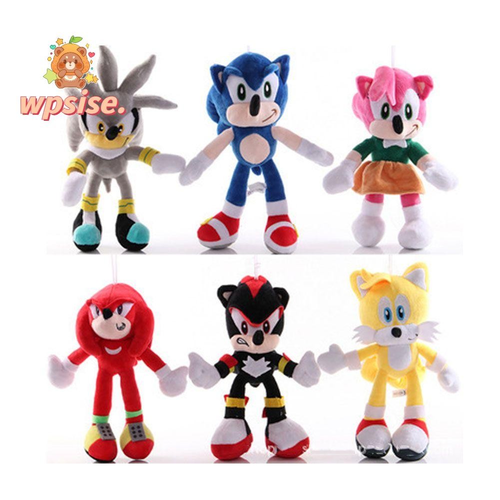 Wpsise ตุ๊กตาตุ๊กตาโซนิคน่ารักสําหรับเด็กผู้หญิงของเล่นของขวัญของเล่น