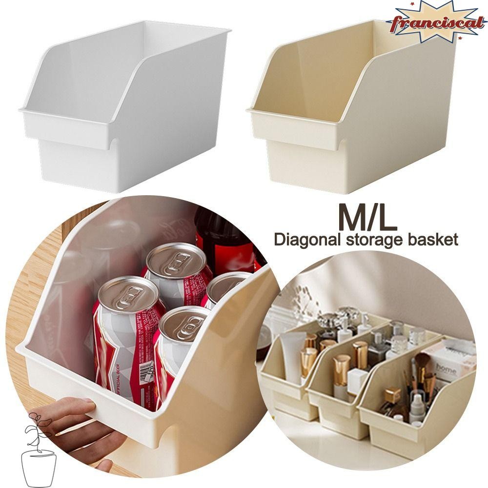 Franciscal กล่องเก็บ, ปากเฉียงเดสก์ท็อป Organizer ตะกร้า, ของเล่นมัลติฟังก์ชั่น Sundries ตะกร้าเก็บ