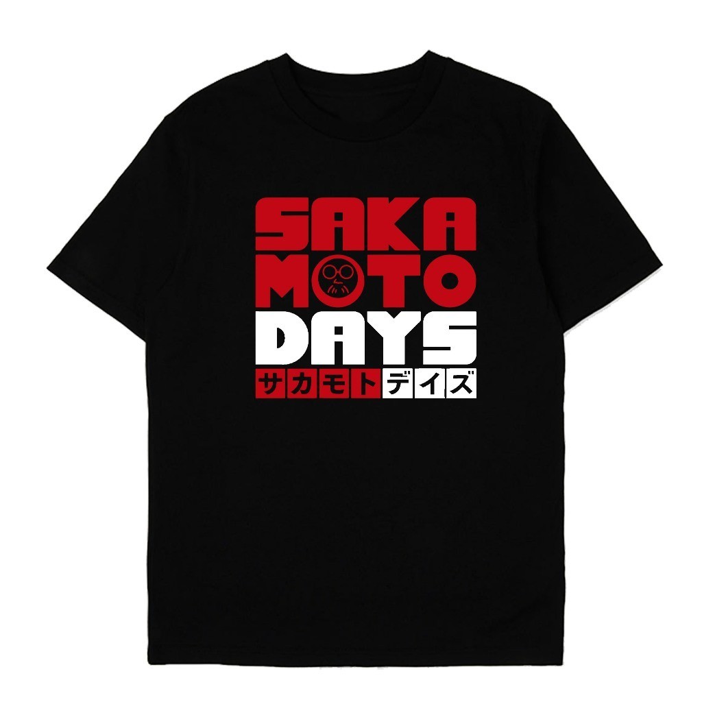 พลัสขนาดอะนิเมะ SAKAMOTO DAYS เสื้อยืดแห้งเร็วระบายอากาศคอกลมแขนสั้น 2025 เทรนด์ใหม่ด้านบน unisex