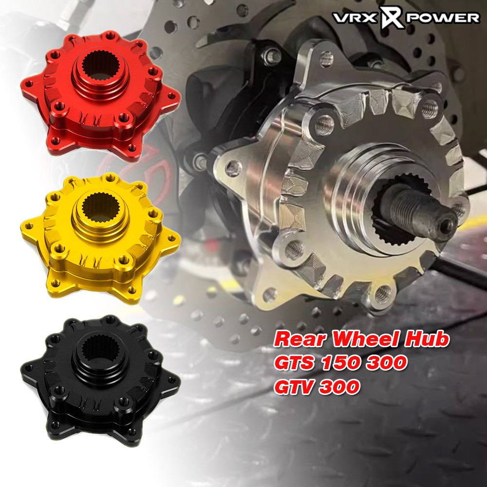 CNC ด้านหลังดุมล้ออุปกรณ์เสริมรถจักรยานยนต์สําหรับ VESPA GTS 150 300 GTV300