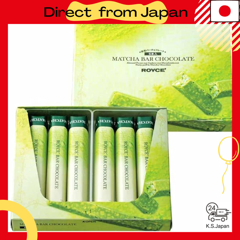 ROYCE Matcha Bar Chocolate [Set of 6][Direct from Japan]
