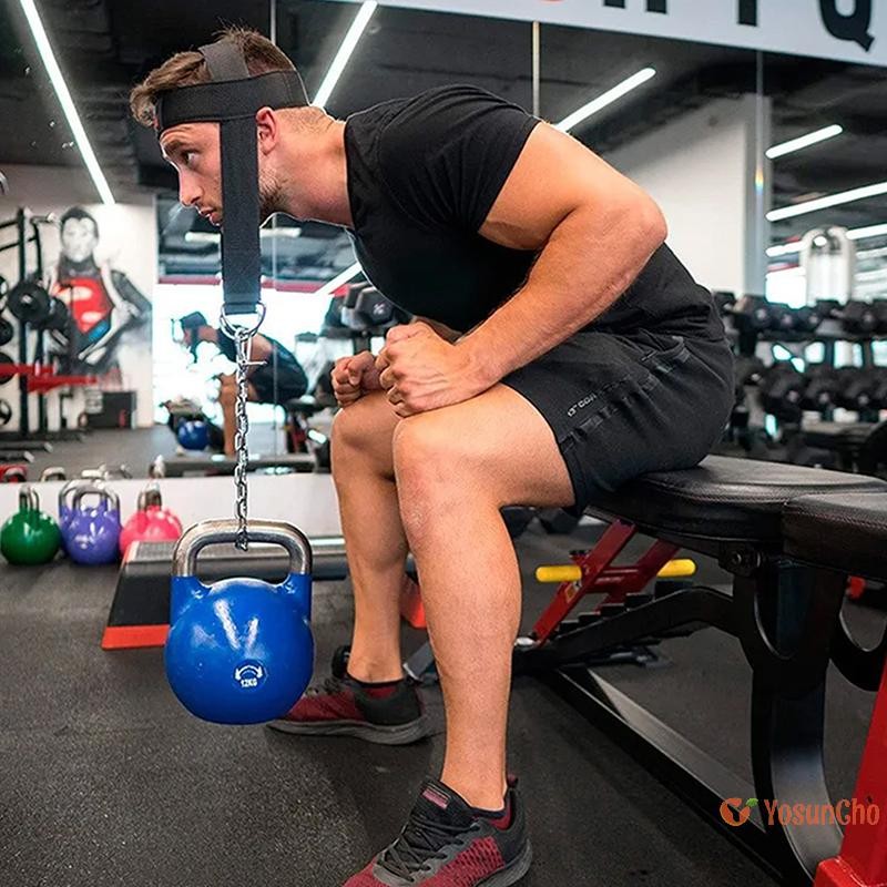 YosunChoker] สายรัดฝึกซ้อมคอ Body Strengh สายรัดออกกําลังกายแบบปรับได้คอ Power Training Gym Fitness 