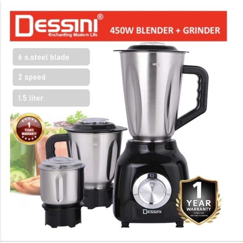 Desni 190 Blender +grinder 450mixer เครื่องคั้นน้ําผลไม้ติดทนนาน u