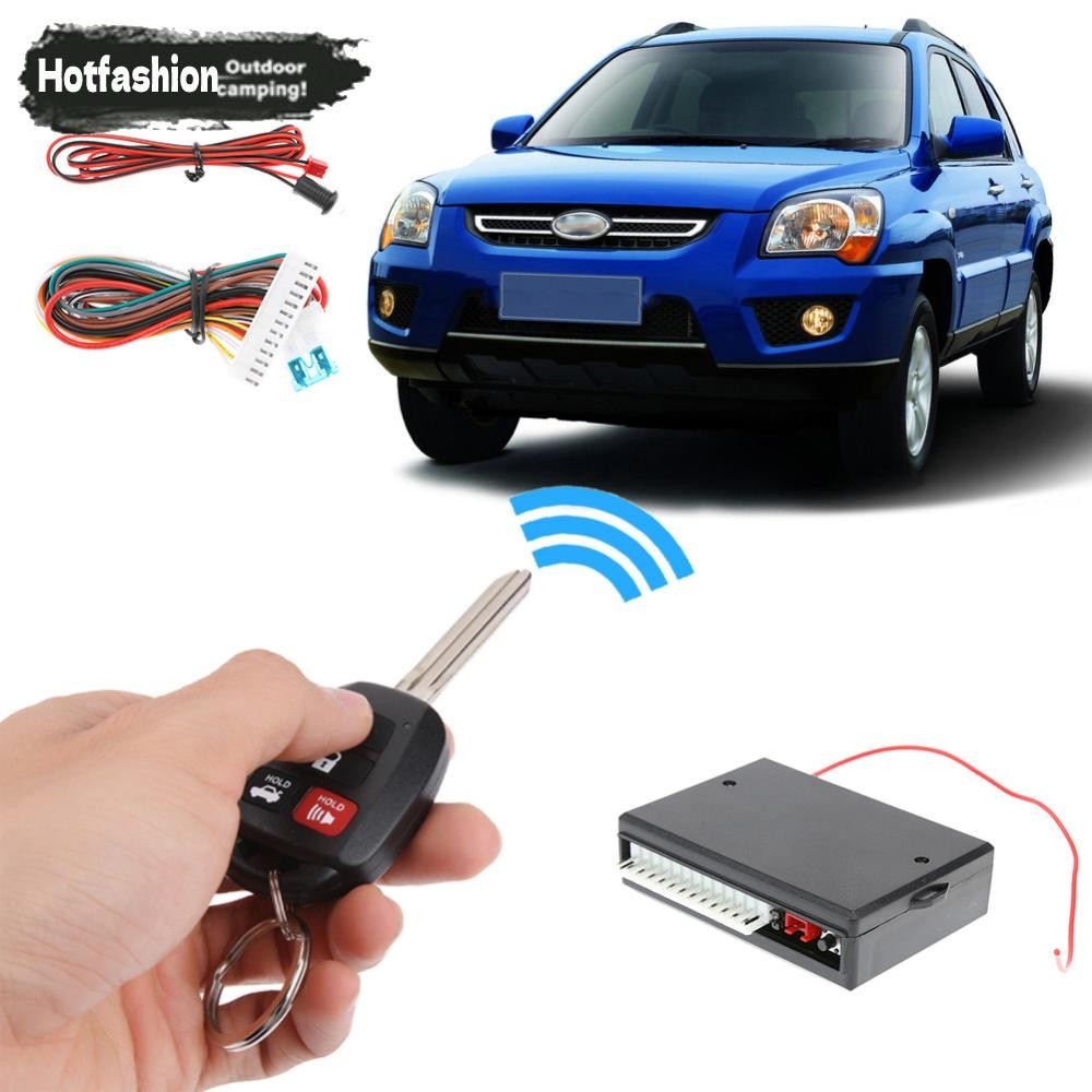 Car Keyless Entry System รีโมทคอนโทรล Alarm Central Locking Kit VH13P ราคา ถูกที่สุด ดีลบีเคเค แกลเลอรีภาพที่ 2
