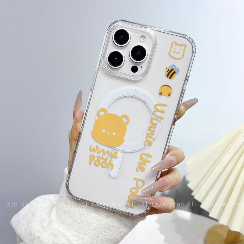 💖เข้ากันได้สำหรับ iPhone เปลือกดูดแม่เหล็ เคสไอโฟน 16promax 14plus 15 PRO max XR 12 13pro  7P 14 pro max 16pro-JXYCK404