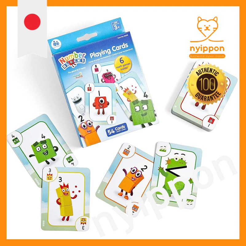 Numberblocks Playing Cards Math Game Educational Toy 96091 Authentic Product