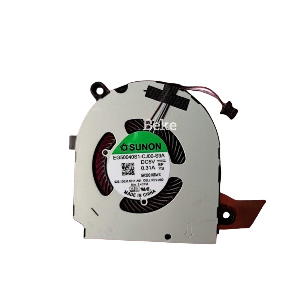 Beke ใหม่พัดลมระบายความร้อนฮีทซิงค์สําหรับ DELL Latitude 5310 E5310 EG50040S1-CJ00-S9A CPU DC5V 0.31