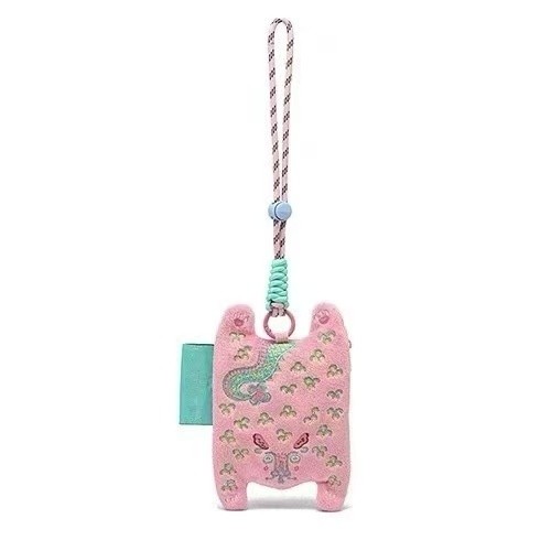 Niche Design High-value Cute Animal Fabric Headphone Bag กระเป๋าใส่เหรียญ Key Bag Storage Spot goods