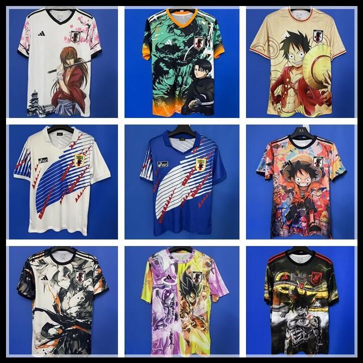 เสื้อบอลสีดำ Dragon Ball Saiya Jersey ไซส์ S-4XL