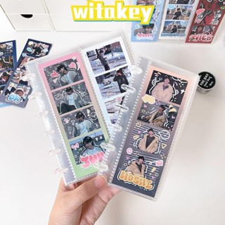 WITAKEY Photocards Holder,อัลบั้มภาพโปร่งใสรูเห็ด,แนวตั้งที่…