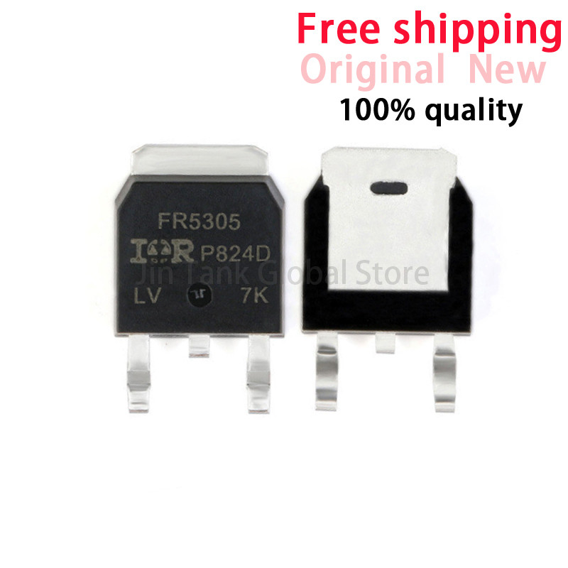 (10 ชิ้น) 100% ใหม่ IRFR5305 FR5305 IRFR5305TRPBF TO-252 ชิปเซ็ต