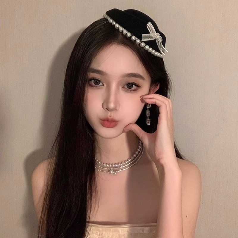 Hepburn Style Top Hat สไตล์อังกฤษ สำหรับเด็กหญิงและแฟชั่นJK