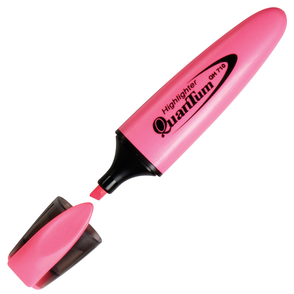 QUANTUM ปากกาเน้นข้อความ รุ่น QH-710 สีชมพู