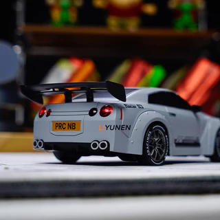 1/20 4WD RC Drift GTR รถกีฬารถ Full Scale รีโมทคอนโทรล Air Force สีเทา 911 Dodge Hellcat ความเร็วสูงรถแข่งรุ่นของเล่น