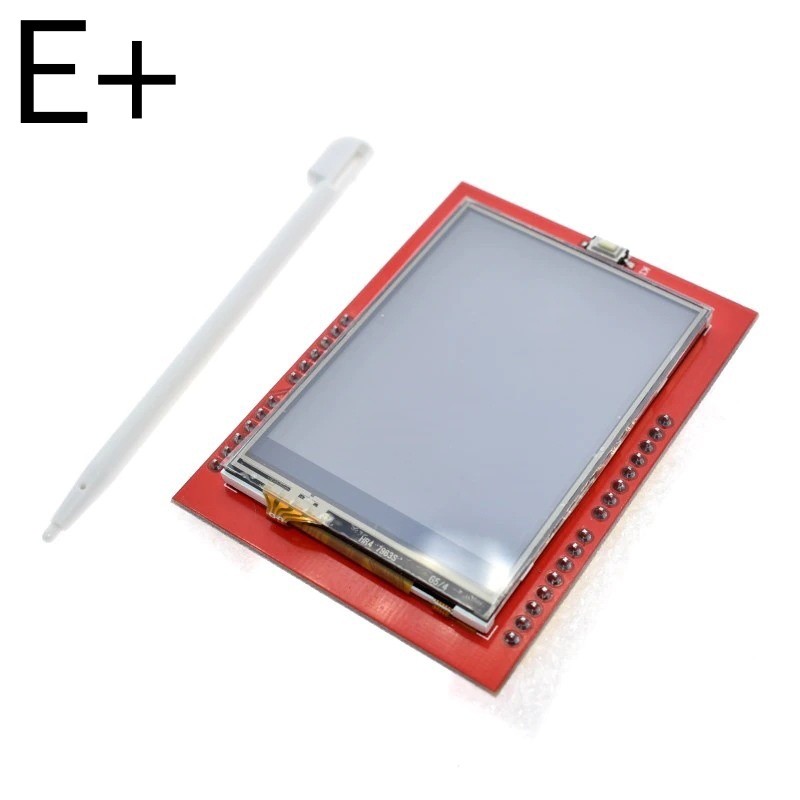 LCD สําหรับ Arduino UNO R3 บอร์ดโมดูล LCD TFT 2.4 นิ้ว TFT หน้าจอ LCD รองรับสไตลัส gif