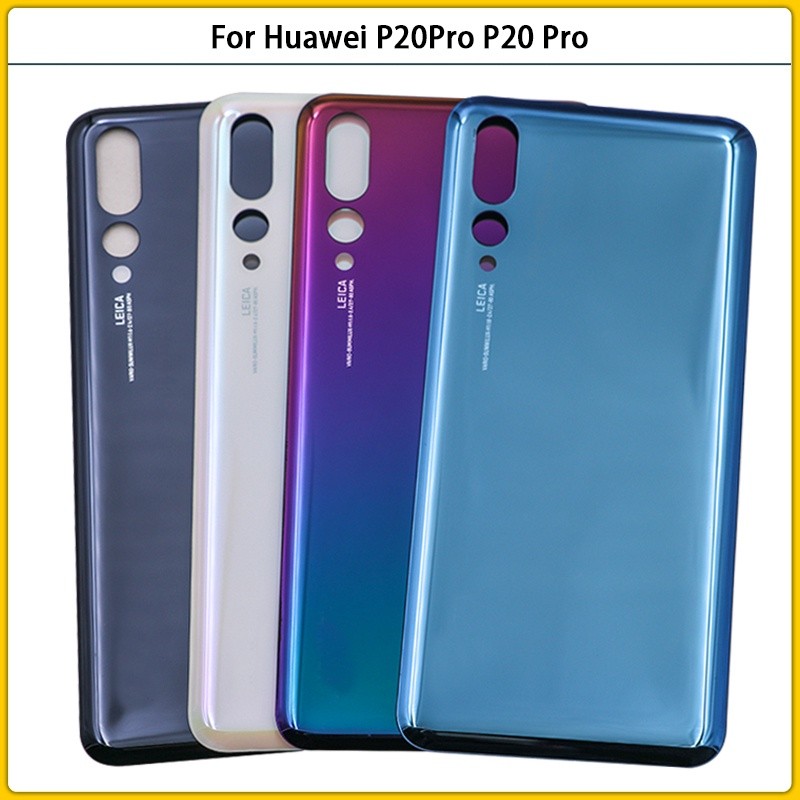 ใหม่สําหรับ Huawei P20 Pro P20Pro ฝาหลังแบตเตอรี่ด้านหลังประตู 3D แผงกระจก P20 Pro แบตเตอรี่กรณีเปลี่ยนเลนส์กล้อง ราคา ถูกที่สุด ดีลบีเคเค แกลเลอรีภาพที่ 3