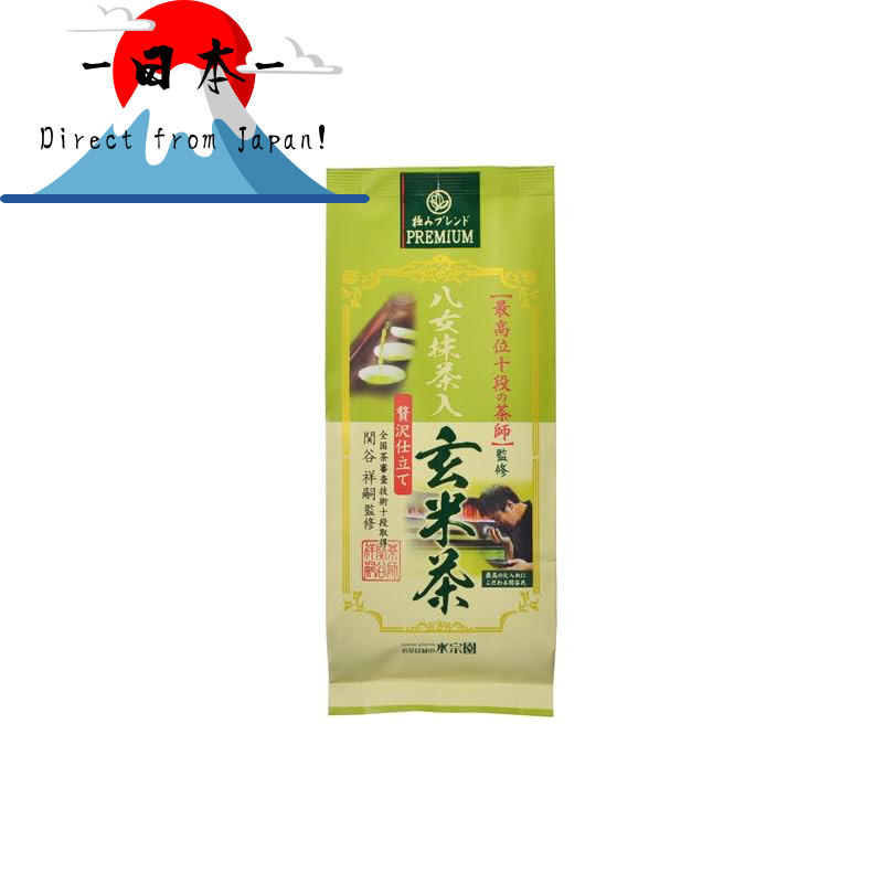 [Direct from Japan]
Mizusuen Mizusuen Honpo Brown Rice Tea with Yame Matcha Supervised by Tea Master