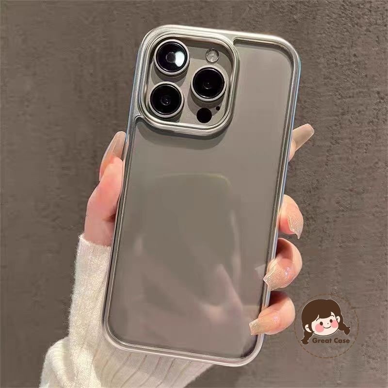 หรูหราเงินเคลือบชุบกรอบใสเคสโทรศัพท์สําหรับhuawei Nova Y91 Y90 Y70 Plus Y61 Y60 13 12 11 Ultra 12i 11i 10 9 8 7i 6 5i 5Z Pro SE 5TปกหลังAnti-fall Soft ปลอก ปลอก ปลอก