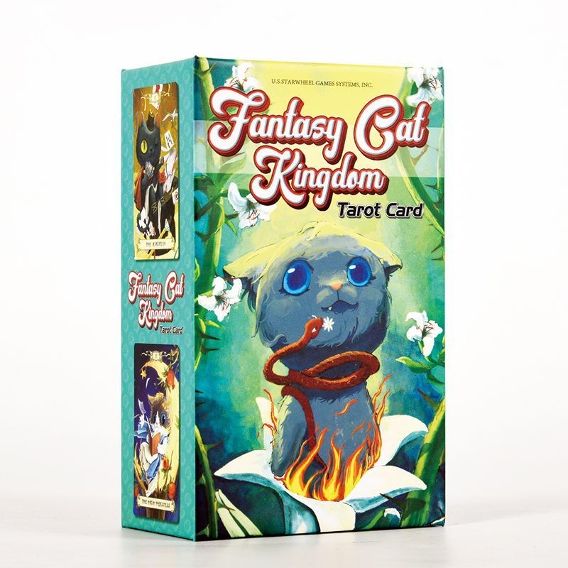 การ์ดเกม Fantasy Cat Kingdom Fantasy Cat Kingdom TAROT wite West Board Game Card