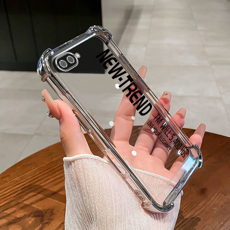 เคสสําหรับ OPPO A3S A12E A1K เคสโทรศัพท์ TPU พร้อมตัวอักษรภาษาอังกฤษ 2025 เปลือกนิ่มระดับไฮเอนด์และกันกระแทก - รูปที่ 4