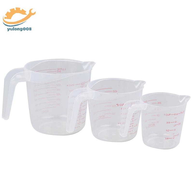[MR] เหยือกตวงพลาสติกคุณภาพสูง ถ้วยสเกลความจุขนาดใหญ่ 25/500/1000ml TH ราคา ถูกที่สุด ดีลบีเคเค รูปภาพหลัก