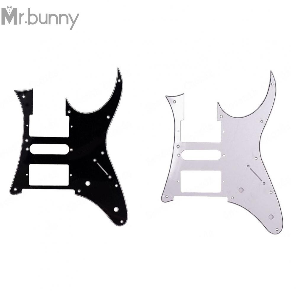กีตาร์ไฟฟ้า Pickguard HSH Humbucker เปลี่ยนแผ่นรอยขีดข่วนสีขาว 10 หลุม