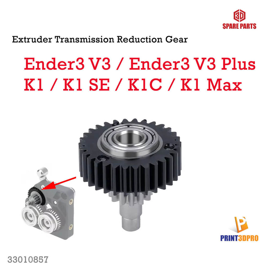 Extruder Transmission Reduction Gear For Creality K1 SE K1C K1Max High Quality 3D printer Part