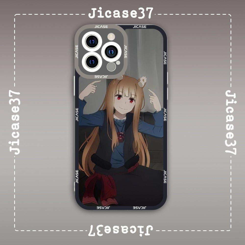 เคส iPhone Square Edge Samsung Xiaomi Oppo Anime Spice และตัวละครหมาป่าและเครื่องเทศ