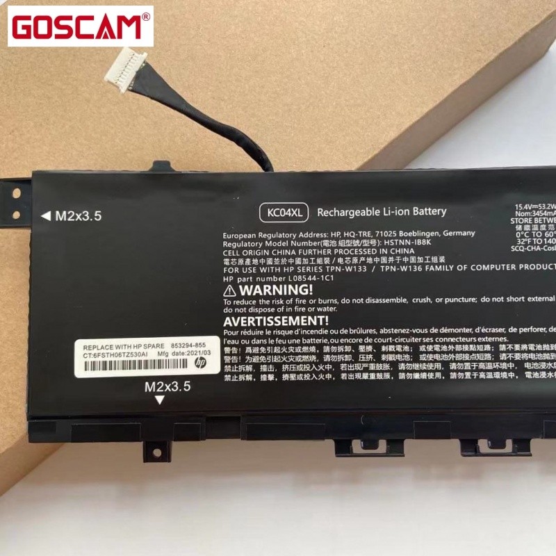 ✿Kc04xl kc04แบตเตอรี่แล็ปท็อปสำหรับ HP ENVY x360 13-AG 13m-aq 13-ah 13-ar TPN-W133 MUC
