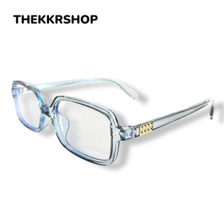 Glasses แว่นตากรองแสงสีฟ้า KS5612 ทรงสี่เหลี่ยมผืนผ้า ใส่ได้ทุกโอกาส มีบริการเก็บปลายทาง