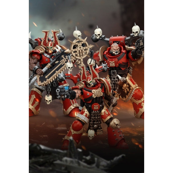 World Eaters Wave 1 - แอ็คชั่นฟิกเกอร์ Warhammer 40K โดย JOYTOY